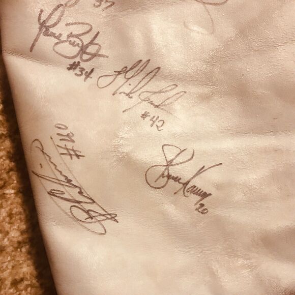 Vintage 1998 Autographed Blue Cleveland Indians Varsity Jacket-Game Worn - Picture 2 of 8